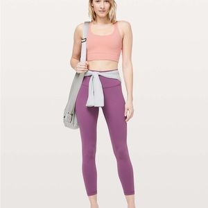 Size 12 Lululemon Wunder Leggings vintage plum